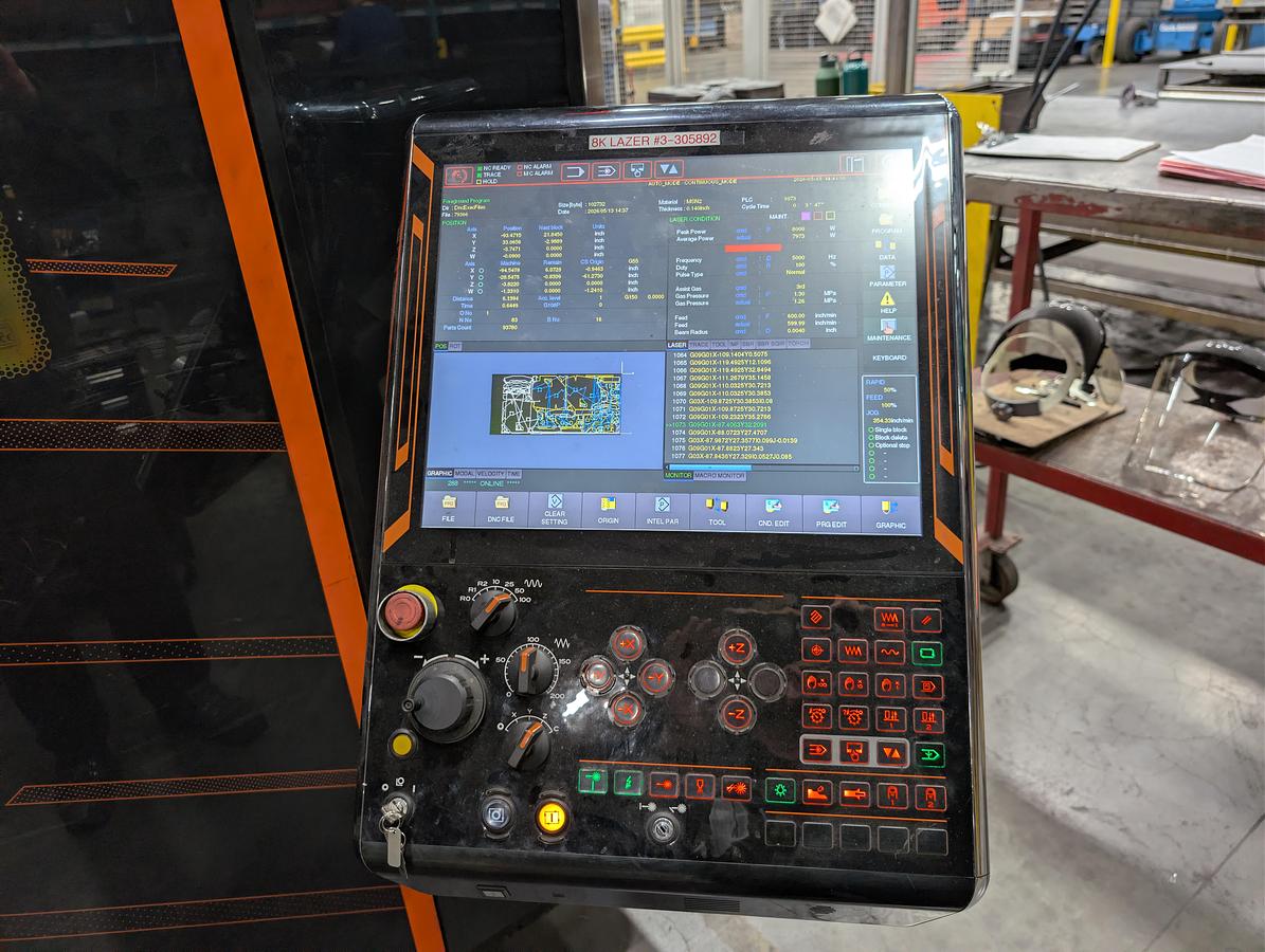Used 2022 Mazak Extendible Mfg Cell 3015 for sgl laser