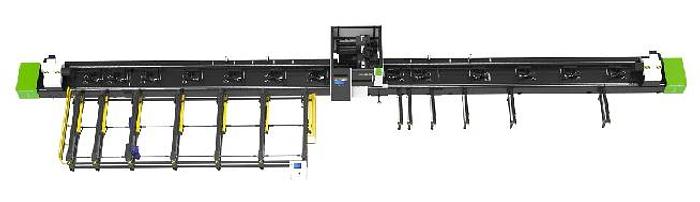 Hytube 3Chuck TUBE CUTTER 2000W - 6000W | Fiber Laser Pipe Cutting Machine with Auto Loading