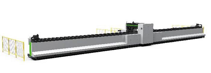 Hytube Titan TUBE CUTTER 6000W 20" Dia 4 Chuck Fiber Laser Pipe Cutting Machine