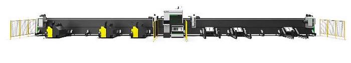 Hytube Titan TUBE CUTTER 6000W 20" Dia 4 Chuck Fiber Laser Pipe Cutting Machine