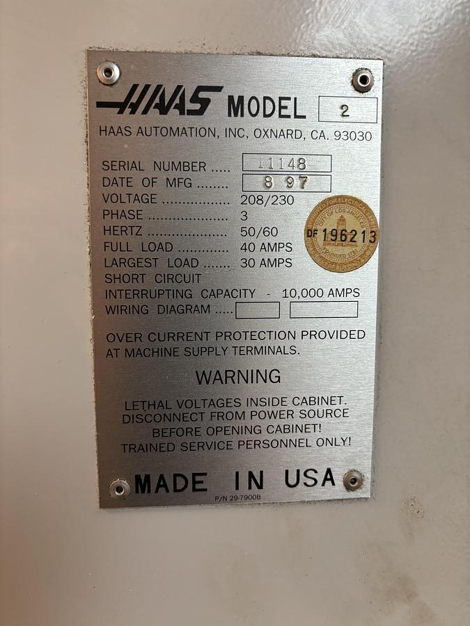 Used 1997 Haas VF-2
