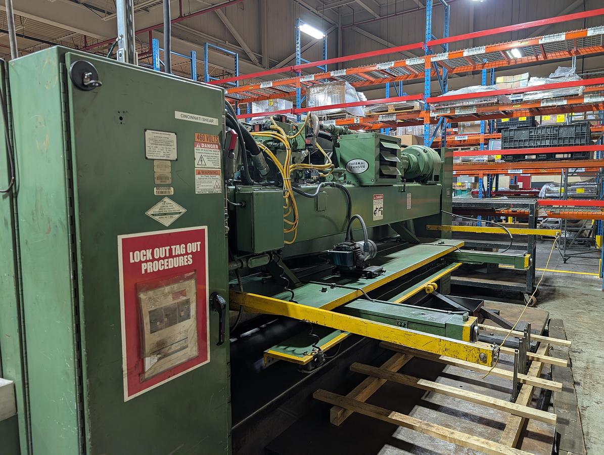 Used Cincinnati 1/4" x 10' shear