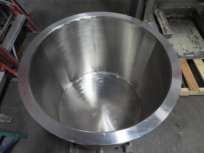 Used MYERS ENGINEERING HYDRAULIC RAM DISCHARGE PRESS