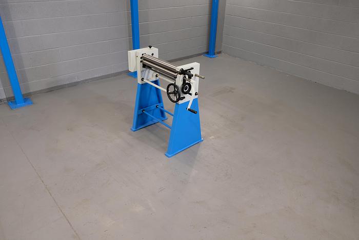 MACH-ROLL 600mm x 60mm geared bending rollers