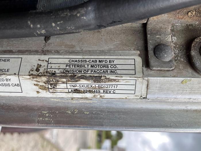 Used 2011 PETERBILT 365 Tri-Axle Dump Truck #5595