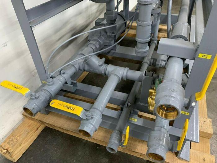 Used Budzar 1WTS50DSP Heat Exchanger Skid 460V 3PH w/ Marathon Je...