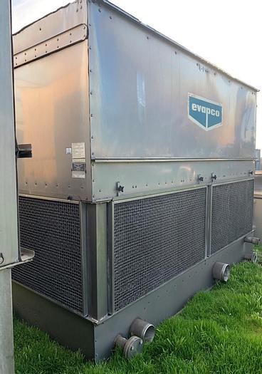 Used Refrig, Cooling Tower, 674 Ton, 316 S/st, Evapco, Dual Cell #S743639