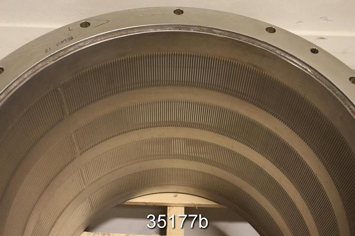 Unused Beloit M18 Pressure Screen Basket, .008" Slots #35177