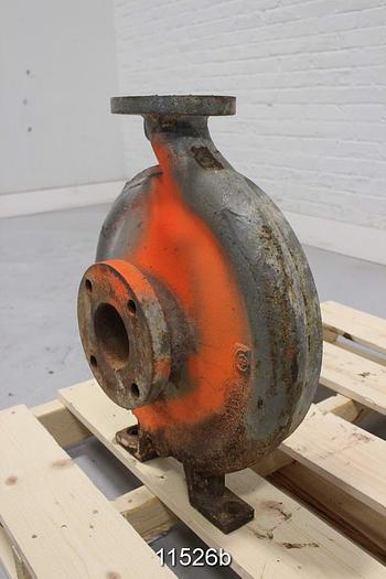 Used Goulds 3196 Pump, 2x3x13, Ductile Iron Casing, With 15 Hp, 1750 Rpm, 460 Volt Motor And Base #11526