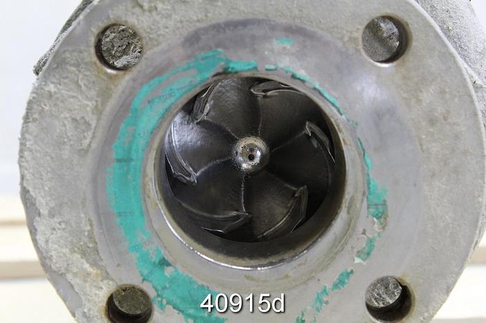 Used Goulds 3196 2x3x6, SS Casing, 6 Vane SS Impeller #40915