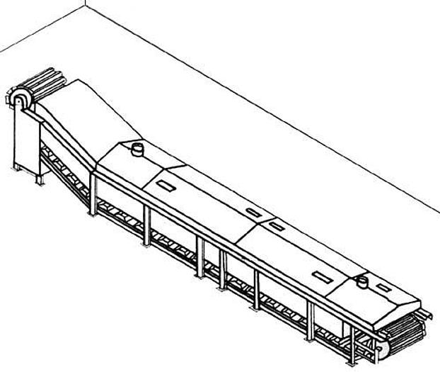 Used Blanszownik kubełkowy ze schładzaniem wodnym Typ NGF 10-00