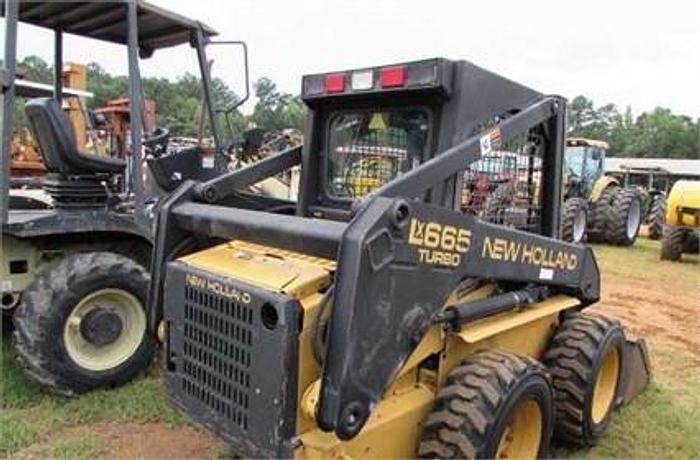Used 1995 NEW HOLLAND LX665 - SKID STEER LOADERS