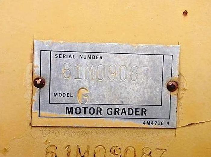 Used 1981 CATERPILLAR 12G - MOTOR GRADERS