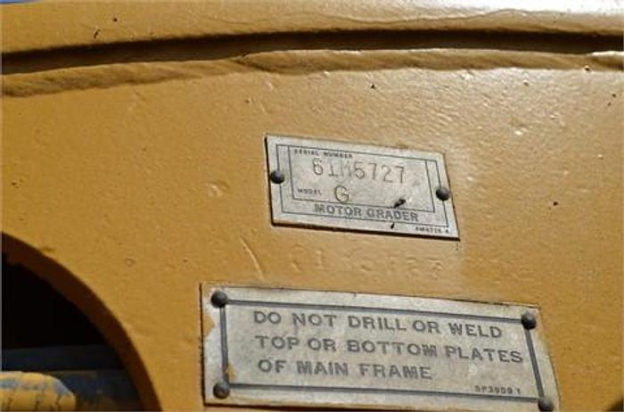 Used 1978 CATERPILLAR 12G - MOTOR GRADERS