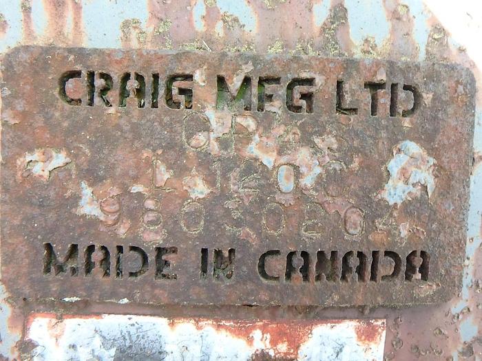 Used CRAIG MFG LTD GP43 - BUCKET, GP