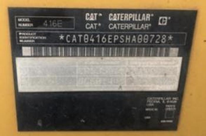 Used 2008 CATERPILLAR 416E - BACKHOES