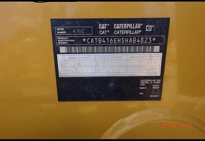 Used 2008 CATERPILLAR 416E - BACKHOES