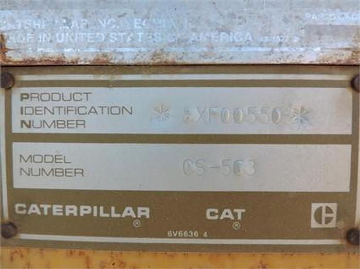 Used 1992 CATERPILLAR CS563(1SZ) - COMPACTORS