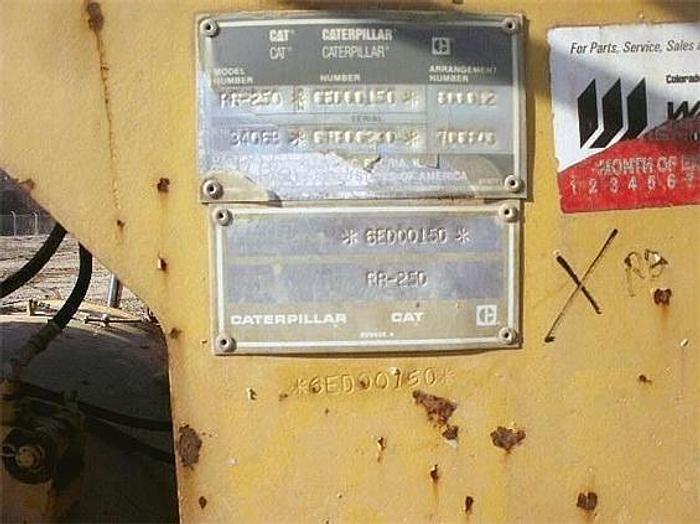 Used 1990 CATERPILLAR RR-250  - ROAD RECLAIMER OFF