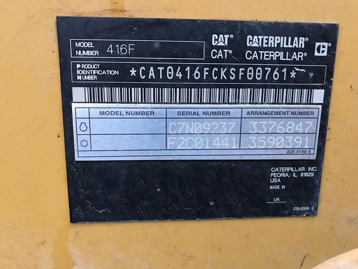 Used 2014 CATERPILLAR 416F - BACKHOES