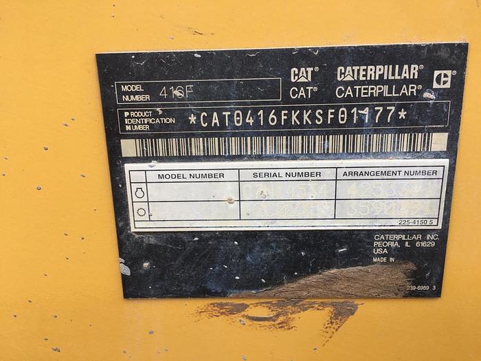 Used 2014 CATERPILLAR 416F - BACKHOES
