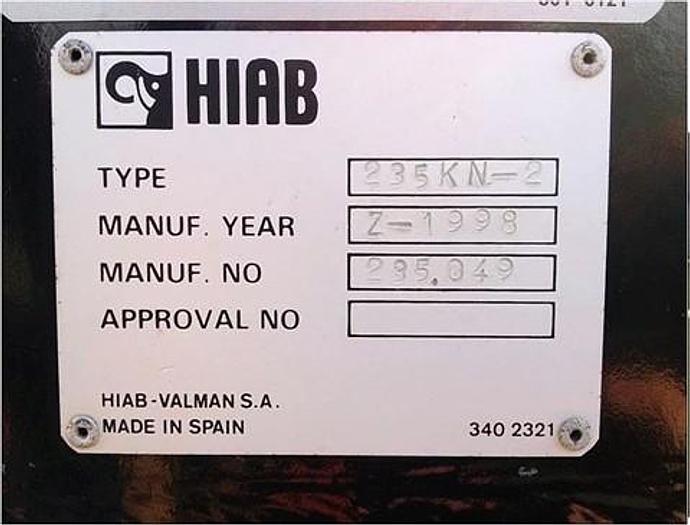 Used 1998 HIAB 235KN-2 - KNUCKLE BOOM LIFT