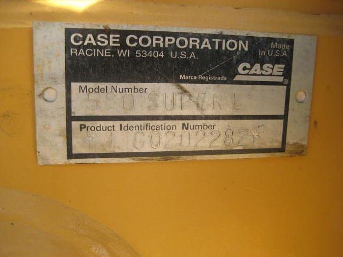 Used 1998 CASE 580 SUPER L,580SL - BACKHOES