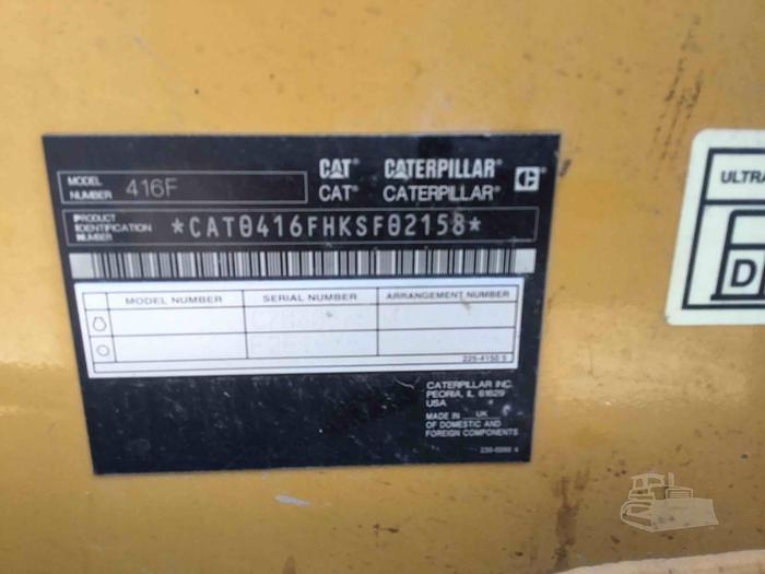 Used 2013 CATERPILLAR 416F - BACKHOES