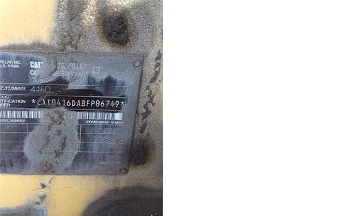 Used 2003 CATERPILLAR 416D(BFP) - BACKHOES