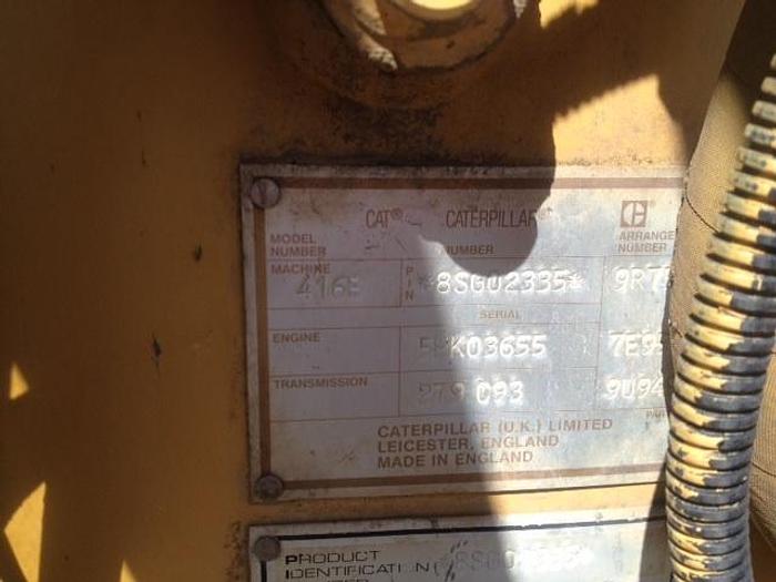 Used 1995 CATERPILLAR 416B - BACKHOES