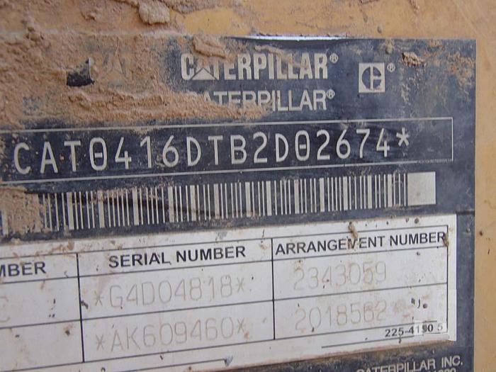 Used CATERPILLAR 416D - SKIP LOADERS