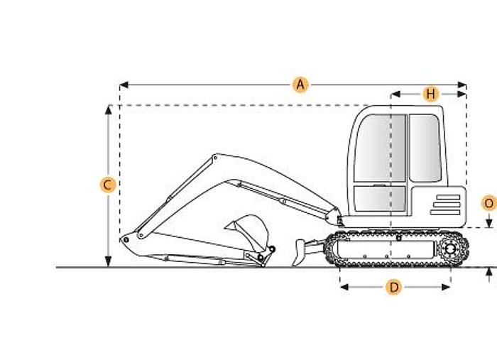 Used 2003 CATERPILLAR 304CR - EXCAVATORS