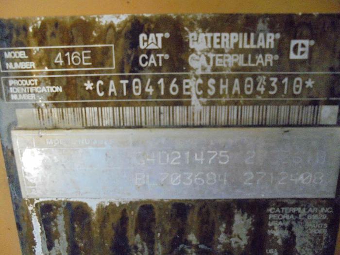 Used 2008 CATERPILLAR 416E - BACKHOES