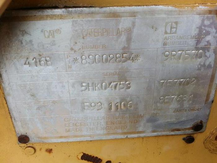 Used 1993 CATERPILLAR 416B - BACKHOES