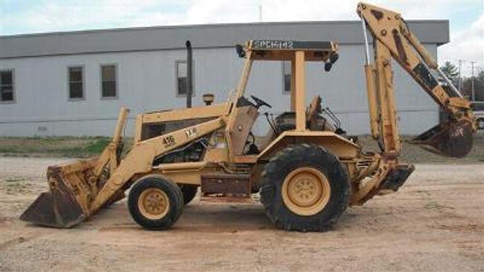 Used 1992 CATERPILLAR 416 II(5PC) - BACKHOES