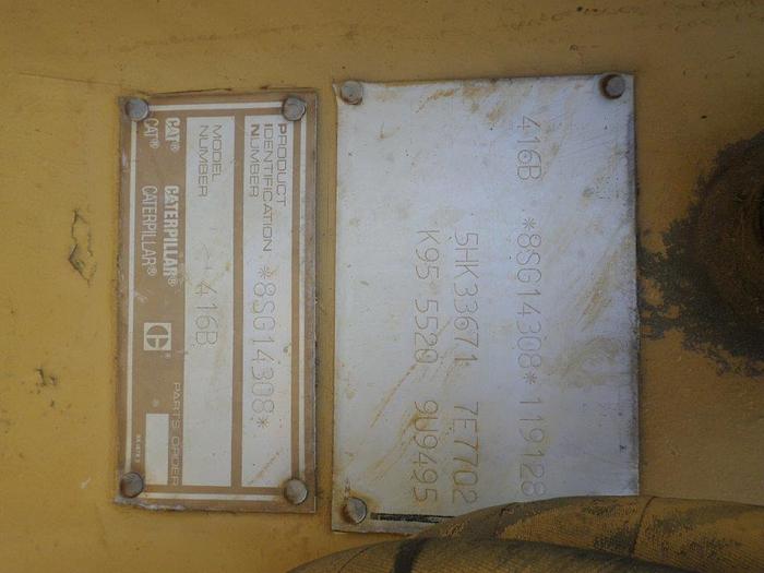 Used CATERPILLAR 416B - BACKHOES