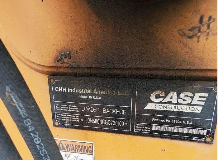 Used 2016 CASE 580 N - BACKHOES