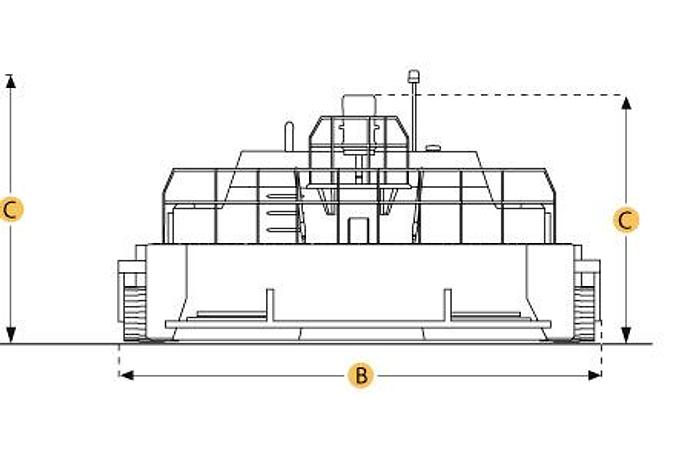Used 1980 BLAW-KNOX PF115 - PAVING EQUIPMENT