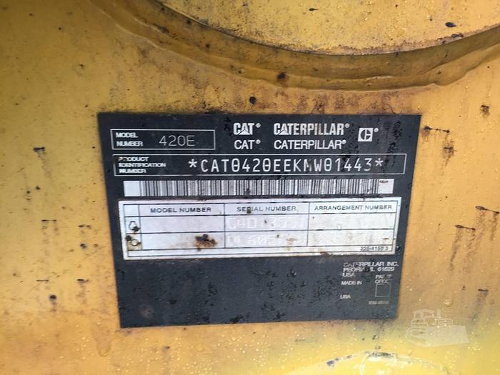 Used 2011 CATERPILLAR 420E - BACKHOES