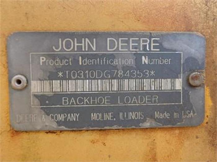 Used 1992 JOHN DEERE 310D - BACKHOES