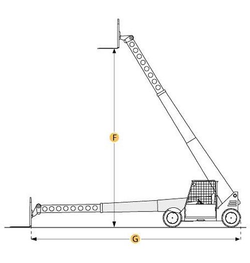 Used 2001 SKYTRAK 10042 - FORKLIFTS