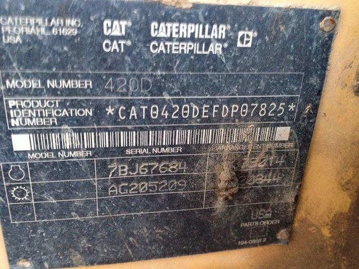 Used CATERPILLAR 420D - BACKHOES