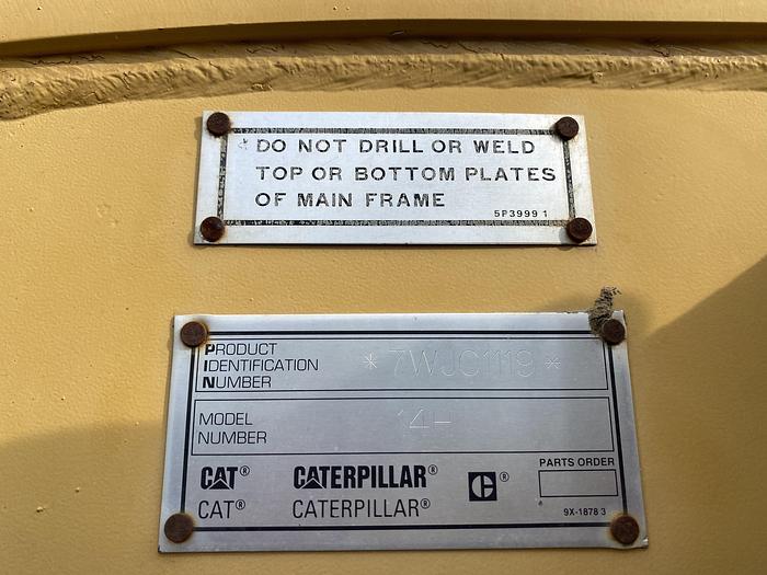 Used 1998 CATERPILLAR 14H - MOTOR GRADERS