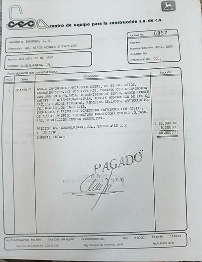 Used 1981 JOHN DEERE 450C - CRAWLER TRACTORS