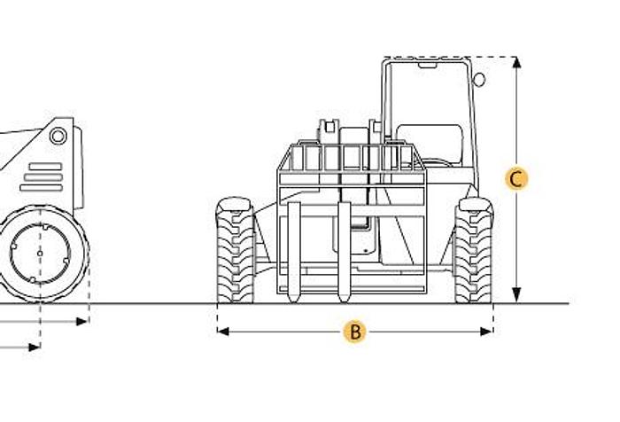 Used 2001 SKYTRAK 10042 - FORKLIFTS