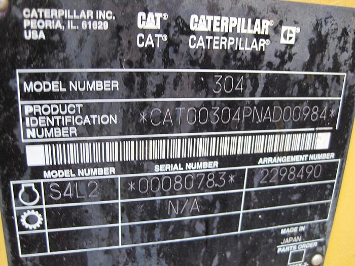 Used 2003 CATERPILLAR 304CR - EXCAVATORS