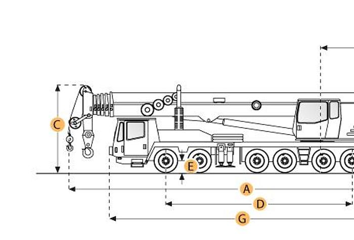 Used 2002 LIEBHERR LTM1090 2 - CRANES