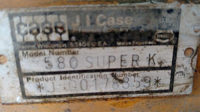 Used 1994 CASE 580 SUPER K,580SK - BACKHOES