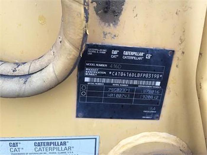 Used 2002 CATERPILLAR 416D - BACKHOES