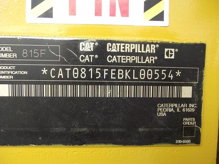 Used 2004 CATERPILLAR 815F - COMPACTORS